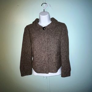 Banana Republic Jacket Size 0‎ Brown/White